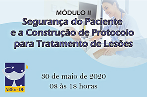 Curso Segurança do Paciente e a Construção de Protocolo para Tratamento de Lesões - Modulo II